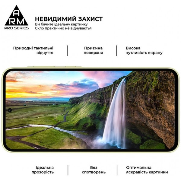 Фото - Захисне скло для смартфону Armorstandart Pro for Samsung A35 5G (A356)/ M35 5G (M536) Black (ARM74347)