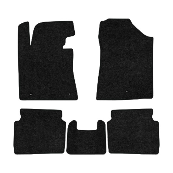 Фото - Килимки ворсові в салон авто EVAtech Standard для Hyundai Elantra GT (MD) (Floor Gas Pedal) 2010-2015 5 покоління Htb USA чорний кант HY42304CV5LA3VEB