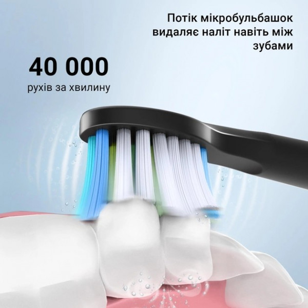 Фото - Насадка для зубної щітки Fairywill E11 Black 4 шт.