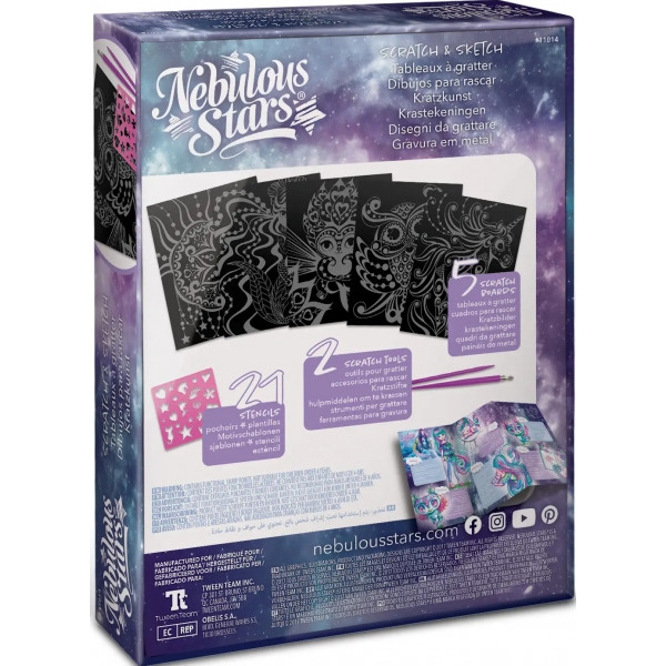 Фото - Гравюра (скрапбукінг) Nebulous Stars Гратаж. Магічна галактика (11014)