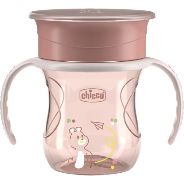 Фото - Чашка-непроливайка дитяча Chicco Perfect Cup 200 мл від 12 м рожева (06951.15) Фото - Чашка-непроливайка дитяча Chicco Perfect Cup 200 мл від 12 м рожева (06951.15)