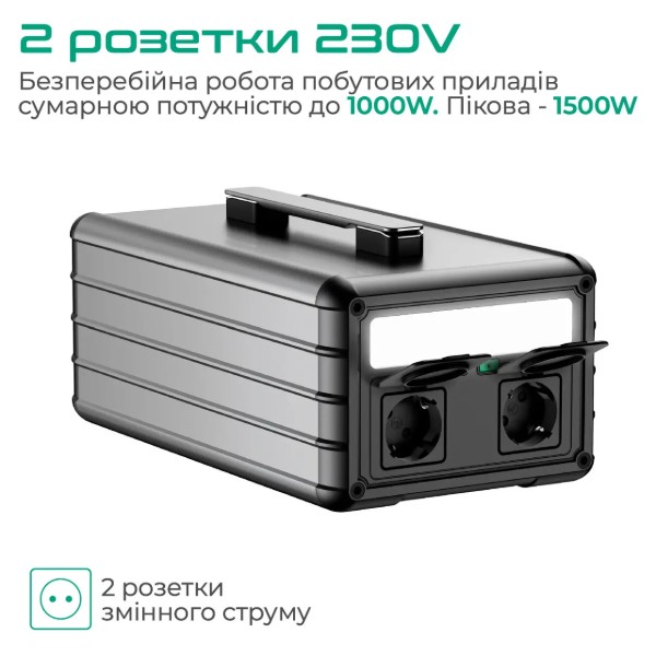 Фото - Зарядна станція універсальна Zendure ZDSB1000M-gy-eu