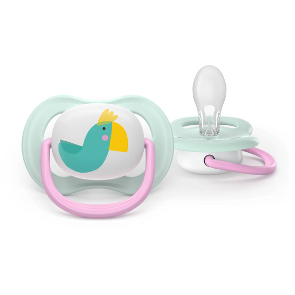 Фото - Ортодонтическая пустышка Philips Avent Ultra Air, 0-6 мес. (SCF080/24)