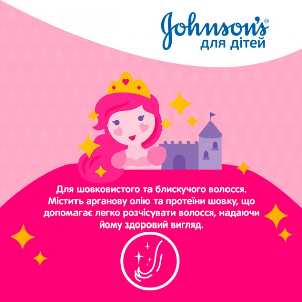 Фото - Шампунь для дітей Johnson’s Baby Блискучі локони 500 мл (3574669907200)