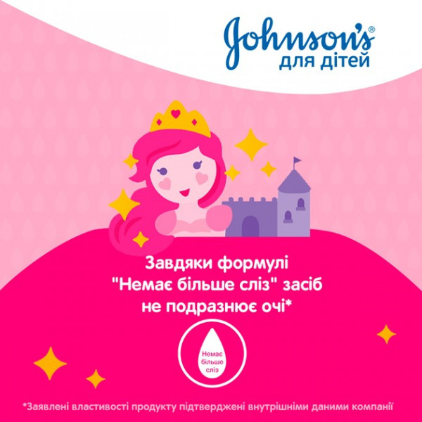 Фото - Шампунь для дітей Johnson’s Baby Блискучі локони 500 мл (3574669907200)
