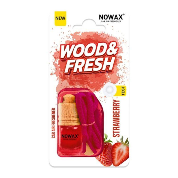 Фото - Ароматизатор для авто NOWAX WOOD&FRESH - Strawberry (NX92105) Фото - Ароматизатор для авто NOWAX WOOD&FRESH - Strawberry (NX92105)