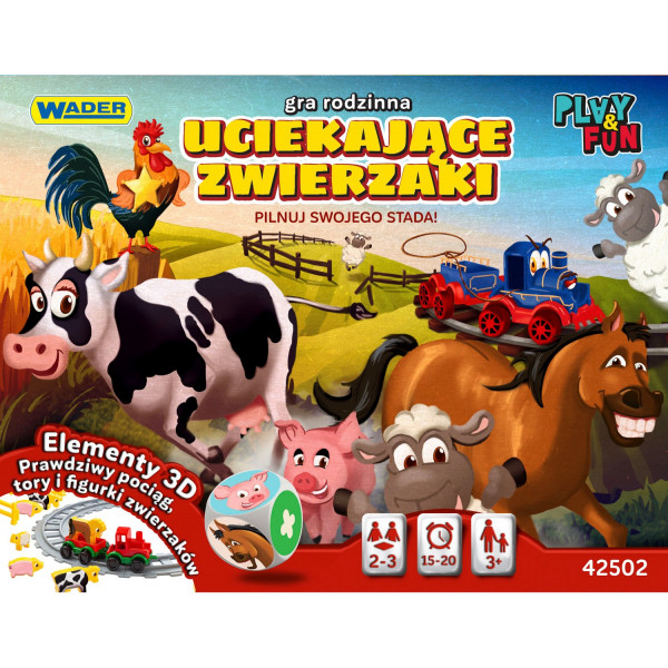 Фото - Настільна гра (3-4 роки) Wader "Тварини, що тікають"(42502)