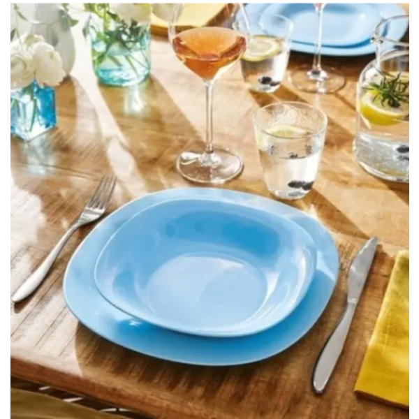 Фото - Тарілка обідня Luminarc Carine Light Turquoise 27 см (P4127)