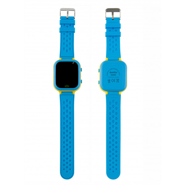 Фото - Уцінка - Дитячий годинник AmiGo GO009 GLORY Camera+LED WIFI Blue-Yellow