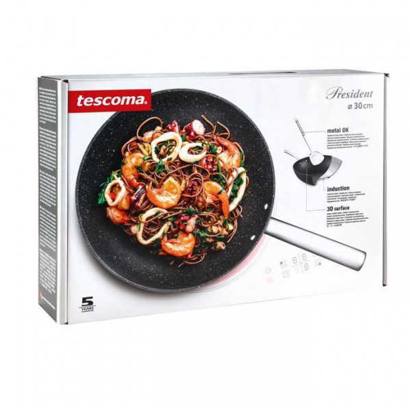 Фото - Сковорода ВОК tescoma 602646 President 30 см