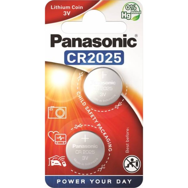 Фото - Батарейка тип CR2025 Panasonic CR 2025 BLI 2 LITHIUM Фото - Батарейка тип CR2025 Panasonic CR 2025 BLI 2 LITHIUM