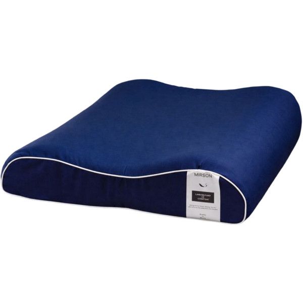 Фото - Подушка ортопедична MirSon №4261 Delicate Satin 4052 Ocean 58х40х10.5 см (2200006424826)