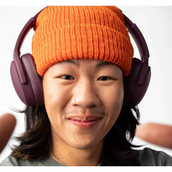 Фото - Наушники полноразмерные беспроводные Skullcandy BT Crusher Evo Midnight Plum (S6EVW-R955)