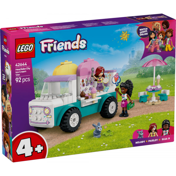 Фото - Конструктор LEGO Friends Хартлейк-Сіті. Фургон із морозивом (42644)