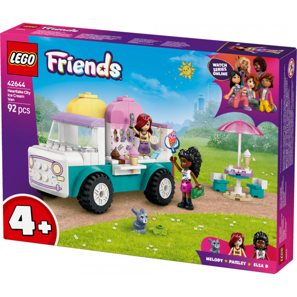Фото - Конструктор LEGO Friends Хартлейк-Сіті. Фургон із морозивом (42644)