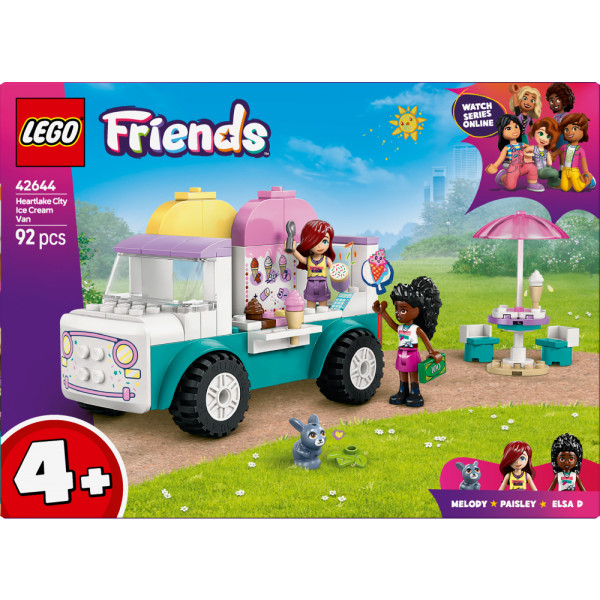 Фото - Конструктор LEGO Friends Хартлейк-Сіті. Фургон із морозивом (42644)