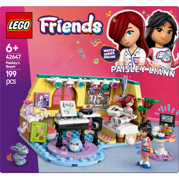 Фото - Конструктор LEGO Friends Кімната Пейслі (42647)