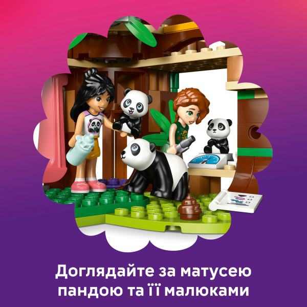 Фото - Конструктор LEGO Friends Догляд за тваринами в заповіднику панд (42648)