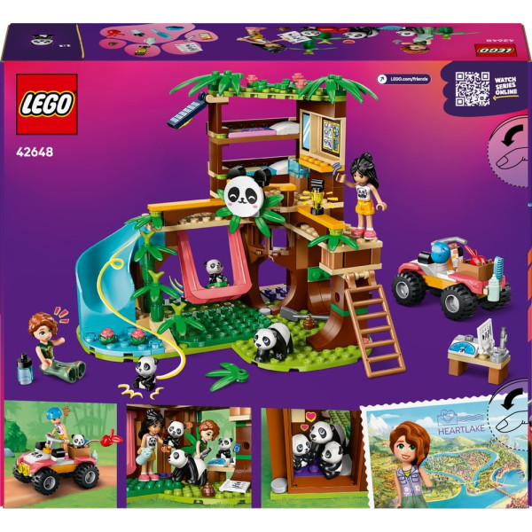 Фото - Конструктор LEGO Friends Догляд за тваринами в заповіднику панд (42648)