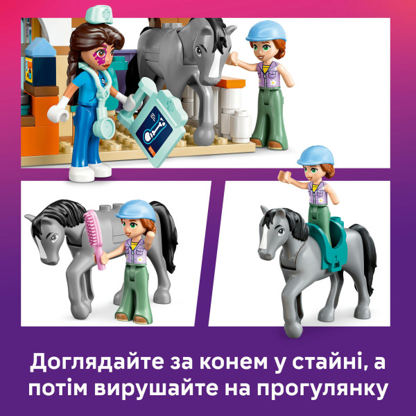 Фото - Конструктор LEGO Friends Ветеринарная клиника для лошадей и домашних питомцев (42651)