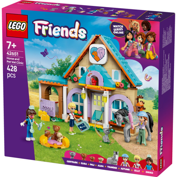 Фото - Конструктор LEGO Friends Ветеринарная клиника для лошадей и домашних питомцев (42651)
