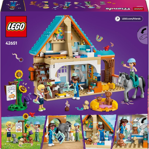 Фото - Конструктор LEGO Friends Ветеринарная клиника для лошадей и домашних питомцев (42651)