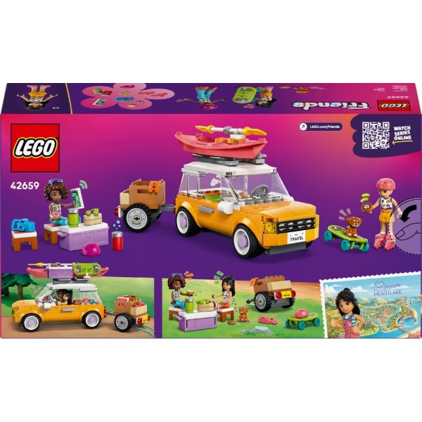 Фото - Конструктор LEGO Friends Автомобіль для подорожей із друзями (42659)