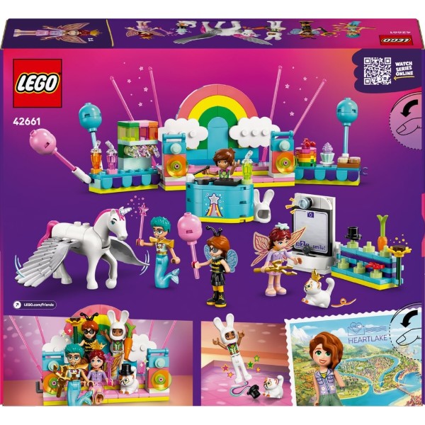 Фото - Конструктор LEGO Friends Костюмована вечірка з єдинорогом і феєю (42661)