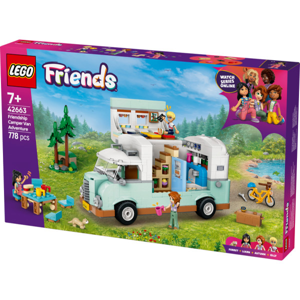 Фото - Конструктор LEGO Friends Пригоди на фургоні дружби (42663)
