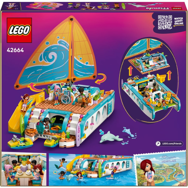 Фото - Конструктор LEGO Friends Приключения на туристической лодке (42664)
