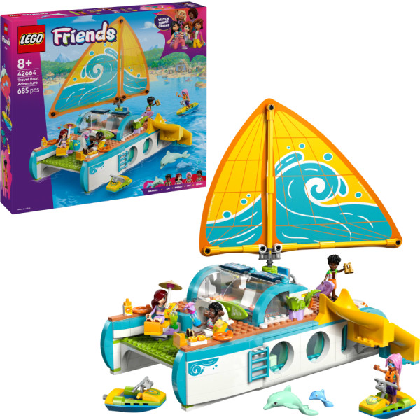 Фото - Конструктор LEGO Friends Приключения на туристической лодке (42664)