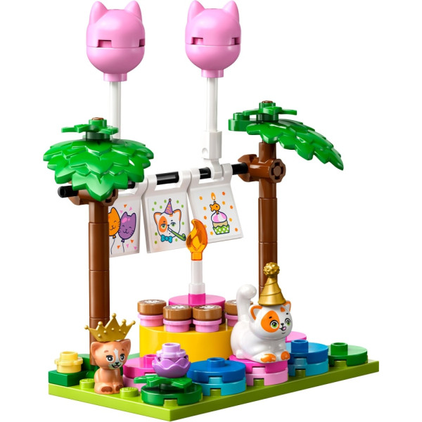 Фото - Конструктор LEGO Friends День народження кота і будинок на дереві (42666)