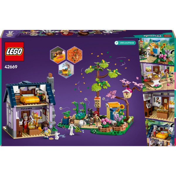 Фото - Конструктор LEGO Friends Будиночок і квітник бджолярів (42669)