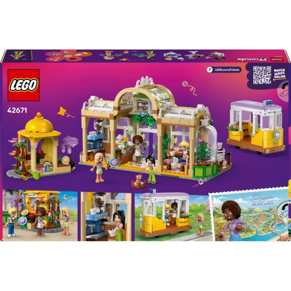 Фото - Конструктор LEGO Friends Кавʼярня з рослинами і квіткова крамниця (42671)