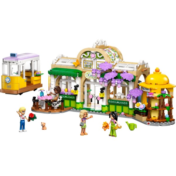 Фото - Конструктор LEGO Friends Кавʼярня з рослинами і квіткова крамниця (42671)