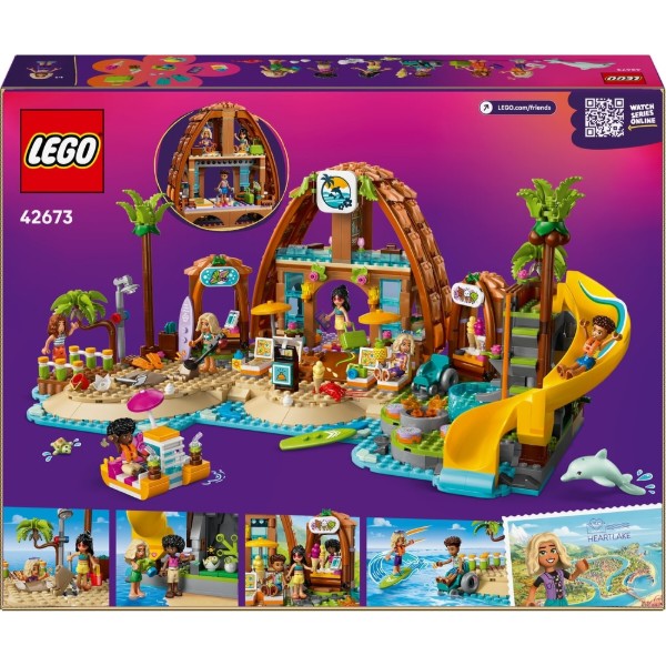 Фото - Конструктор LEGO Friends Пляжний курорт для сімейного відпочинку (42673)