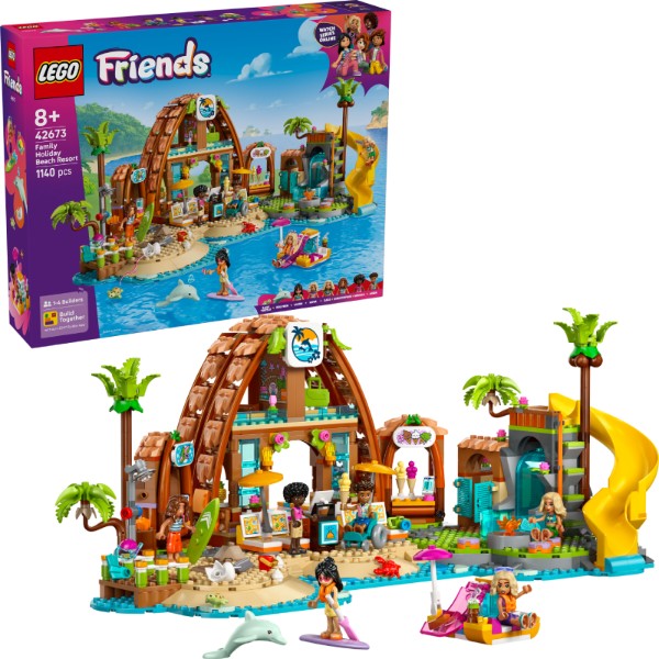 Фото - Конструктор LEGO Friends Пляжний курорт для сімейного відпочинку (42673) Фото - Конструктор LEGO Friends Пляжний курорт для сімейного відпочинку (42673)