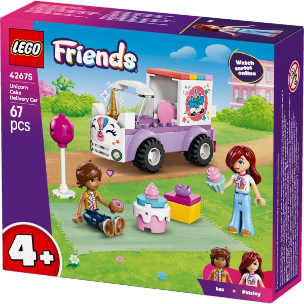 Фото - Конструктор LEGO Friends Автомобиль для доставки тортов с единорогами (42675)