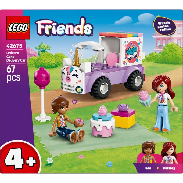 Фото - Конструктор LEGO Friends Автомобиль для доставки тортов с единорогами (42675)