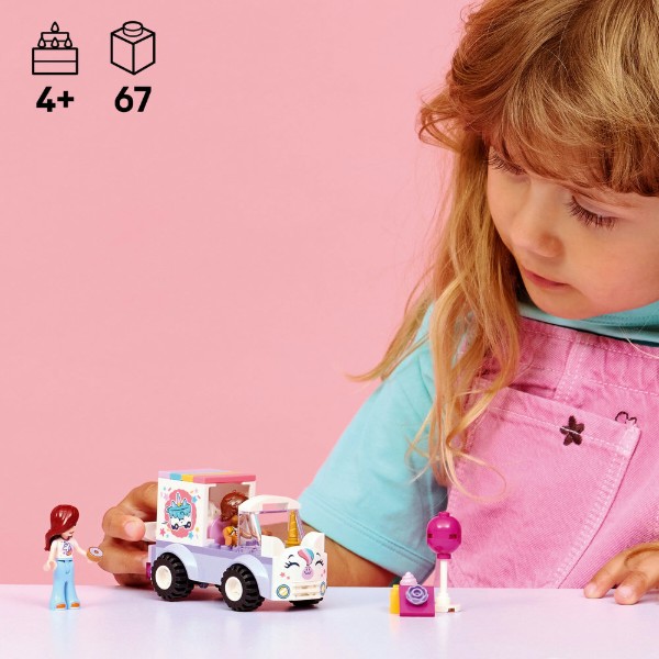 Фото - Конструктор LEGO Friends Автомобиль для доставки тортов с единорогами (42675)