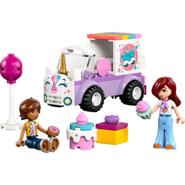 Фото - Конструктор LEGO Friends Автомобиль для доставки тортов с единорогами (42675)