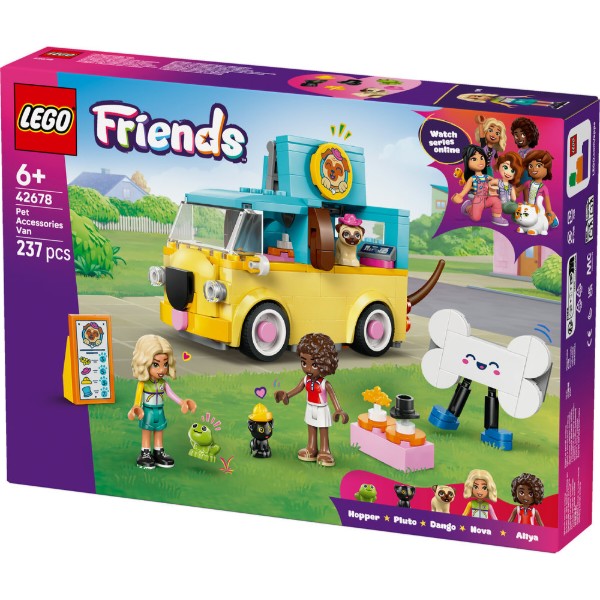 Фото - Конструктор LEGO Friends Фургон с аксессуарами для питомцев (42678)