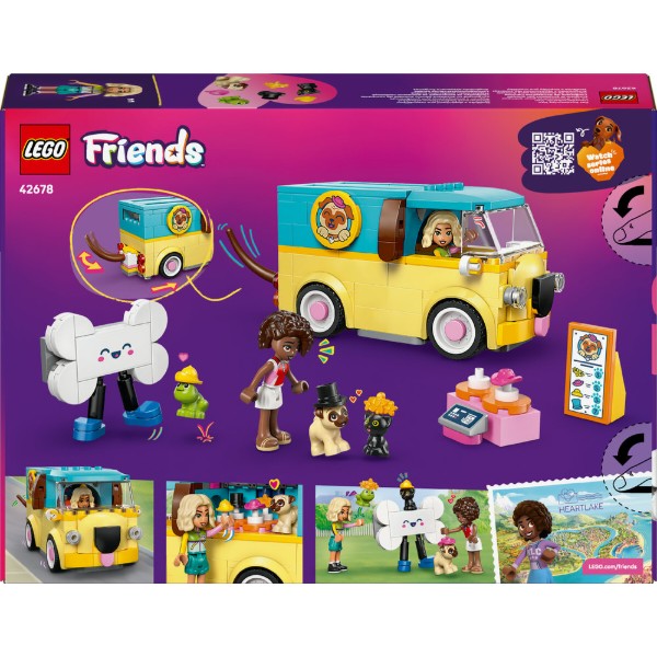 Фото - Конструктор LEGO Friends Фургон с аксессуарами для питомцев (42678)
