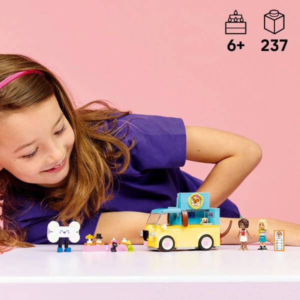 Фото - Конструктор LEGO Friends Фургон с аксессуарами для питомцев (42678)