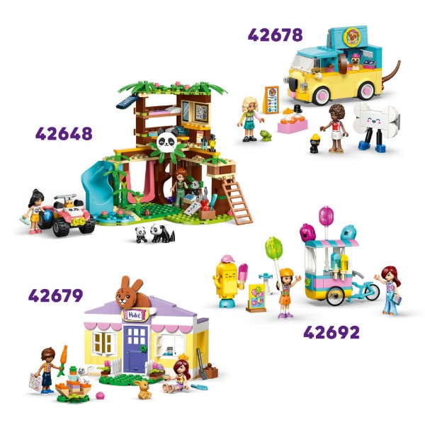 Фото - Конструктор LEGO Friends Фургон с аксессуарами для питомцев (42678)