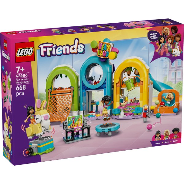 Фото - Конструктор LEGO Friends Весёлая крытая игровая площадка (42686)