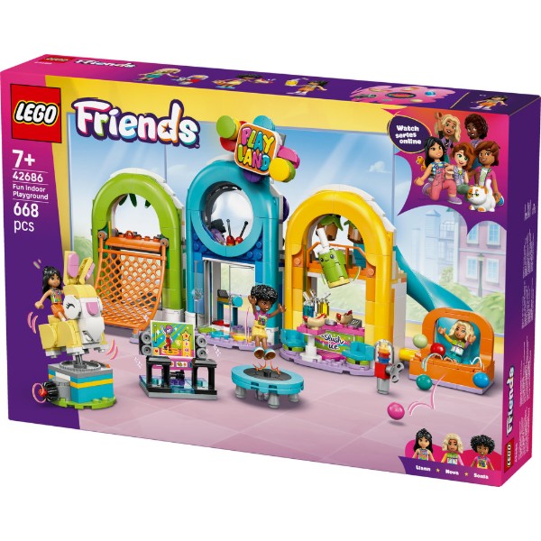 Фото - Конструктор LEGO Friends Весёлая крытая игровая площадка (42686)