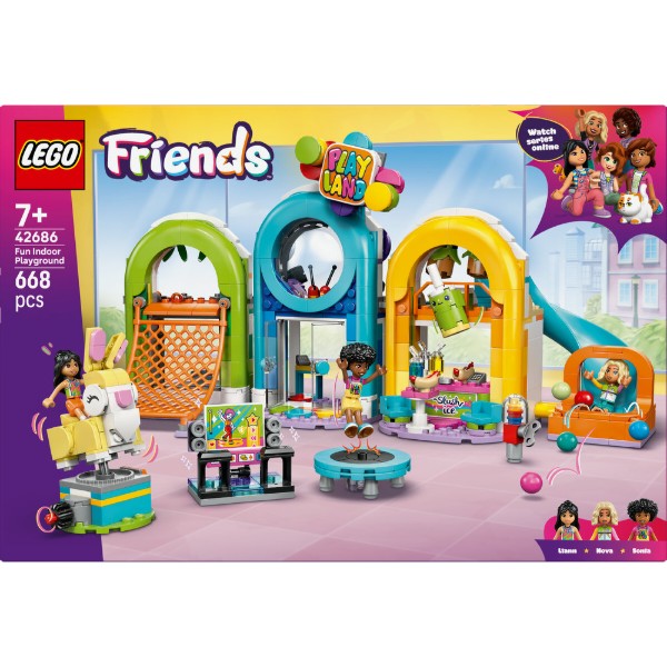 Фото - Конструктор LEGO Friends Весёлая крытая игровая площадка (42686)