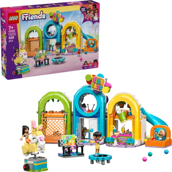Фото - Конструктор LEGO Friends Весёлая крытая игровая площадка (42686)
