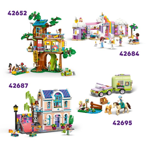 Фото - Конструктор LEGO  Friends Причіп для коня й лошати (42695)